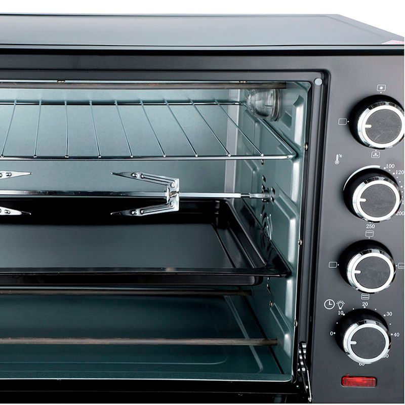 Horno de Mesa Eléctrico con Spiedo 50 Litros SL-TOR050PN - Smartlife