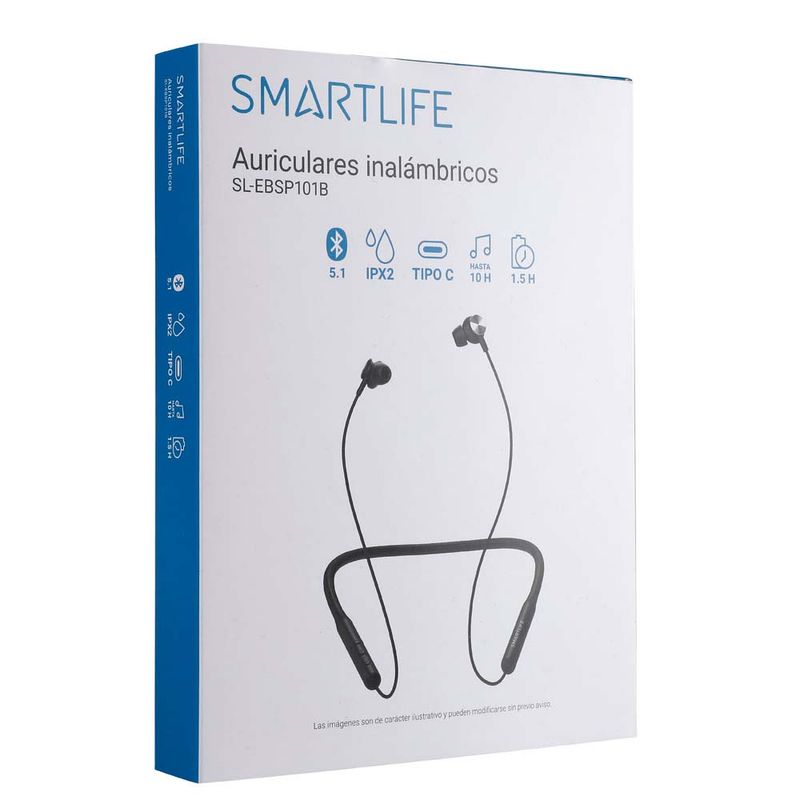 Auriculares Manos Libres inalámbrico Smartlife Ebsp101b sport