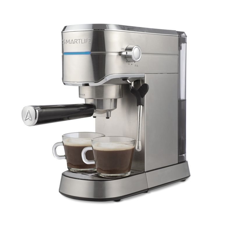 Cafetera Expreso 3 En 1 Smartlife Ec5418ndg Acero Inoxidable