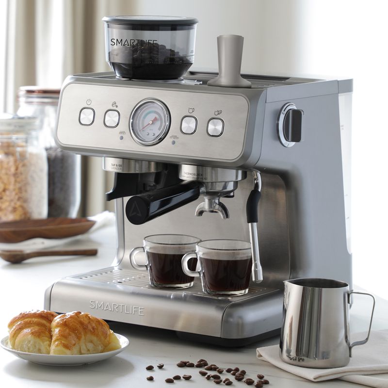 Cafetera Smartlife SL-EC5418NDG Expreso 20 bares - Leguisa hogar