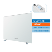 Panel de Vidrio Smartlife SL-VTD1000WPN Blanco 1000W